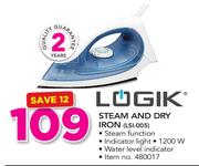 Logik Steam And Dry Iron LSI-005