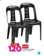 Buddi Plastic Chairs-For 2