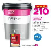 Simple Choice 20Ltr Choice White
