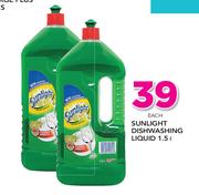 Sunlight Dishwashing Liquid 1.5Ltr-Each