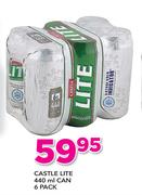 Castle Lite Can-6X440ml