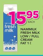 Nammilk Fresh Milk Low/Full Cream Fat-1Ltr