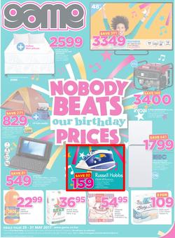 Game Botswana : Nobody Beats Our Birthday (25 May - 31 May 2017), page 1