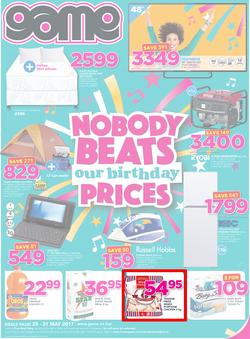 Game Botswana : Nobody Beats Our Birthday (25 May - 31 May 2017), page 1