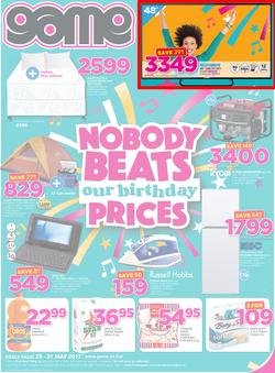 Game Botswana : Nobody Beats Our Birthday (25 May - 31 May 2017), page 1