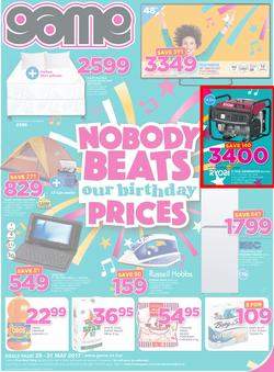 Game Botswana : Nobody Beats Our Birthday (25 May - 31 May 2017), page 1