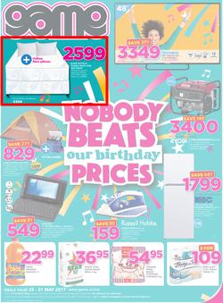 Game Botswana : Nobody Beats Our Birthday (25 May - 31 May 2017), page 1