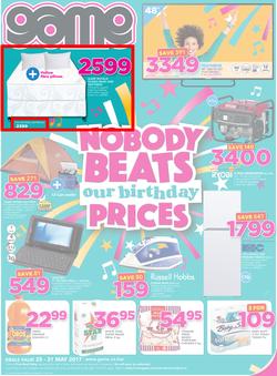 Game Botswana : Nobody Beats Our Birthday (25 May - 31 May 2017), page 1