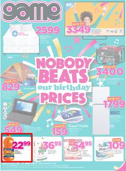 Game Botswana : Nobody Beats Our Birthday (25 May - 31 May 2017), page 1