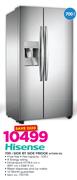 Hisense 700Ltr Side By Side Fridge H700SI-ID