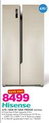 Hisense 670Ltr Side By Side Fridge H670SG