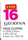 Glodina Face Cloths-For 2