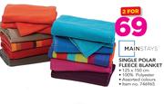 Mainstays Single Fleece Blanket