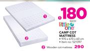 Little One Camp Cot Mattress-Each