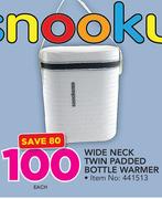 Snookums Wide Neck Twin Padded Bottle Warmer