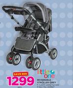 Little One Reversible Stroller Grey-Each
