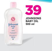 Johnsons Baby Oil-500ml