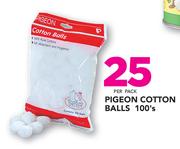 Pigeon Cotton Balls-100's Per Pack