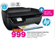 HP 3835 Colour Inkjet Printer Plus HP 652 Black Ink