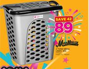 Miss Molly 2 Tone Mega Linen Bin