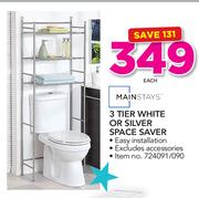 Mainstays 3 Tier White Or Silver Space Saver