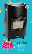 Logik Roll About 3 panel Gas Heater LM1105