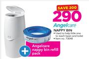 Angelcare Nappy Bin Plus Anglecare Nappy Bin Refill Pack