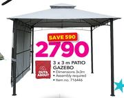 Out & About 3 x 3m Patio Gazebo