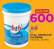 HTH 25Kg Granular Chlorine