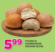 Foodco Hamburger Sesame Buns