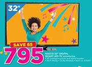 Nasco 32" Digital Smart LED TV KD32PS615A