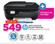 HP 3835 Colour Inkjet Printer Plus 652 Black Ink Cartridge