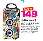 Polaroid Karaoke Speaker PKBB-20CS GRA