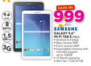 Samsung Galaxy 9.6" WiFi Tab E T561-Each