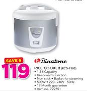 Binatone Rice Cooker RCD-1503
