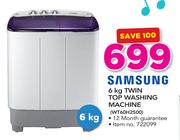 Samsung 6Kg Twin Top Washing Machine WT60H2500