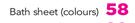 Krea Hogar Bath Sheet Colours