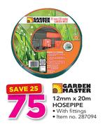 Garden Master 12mm x 20m Hosepipe