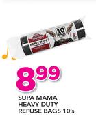 Supa Mama Heavy Duty Refuse Bags-10's