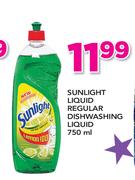 Sunlight Liquid Regular Dishwashing Liquid-750ml