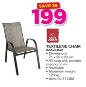 Out & About Textilene Chair KCS0345A