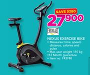 Everlast nexus exercise bike outlet
