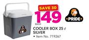 Pride Cooler Box 25Ltr Silver