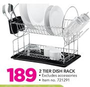 2 Tier Dish Rack Excluding Accessories