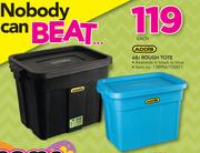 Addis 45Ltr Rough Tote In Black Or Blue-Each