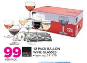Royal Leerdam 12 Pack Ballon Wine Glasses-Per Packs