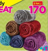 Always Home Queen Mink Blankets-For 2