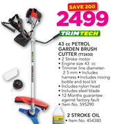 Trimtech 43cc Petrol Garden Brush Cutter TT2430
