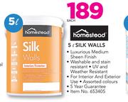 Homestead Silk Walls-5Ltr