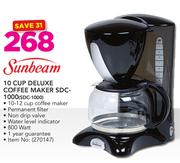 Sunbeam 10 Cup Deluxe Coffee Maker SDC-1000